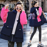 小紅書(shū)加絨工裝派克服女2025冬季新款個(gè)性炸街款寬松韓版BF風(fēng)棉服外套潮 S建議90-100斤