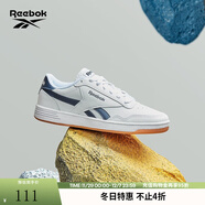 Reebok銳步官方夏男女TECHQUE T經(jīng)典舒適復古運動(dòng)休閑小白鞋板鞋 CN3196-藏青色 36