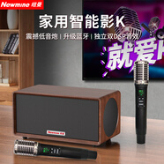 紐曼（Newmine）KK01家庭ktv音響套裝卡拉OK唱歌全套設(shè)備家用k歌麥克風(fēng)一體機(jī)專業(yè)點(diǎn)歌機(jī)藍(lán)牙音箱桌面功放高端影院