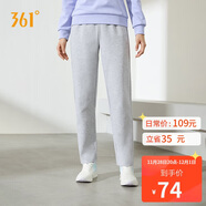 361°運動(dòng)褲子女秋冬季跑步寬松戶(hù)外休閑褲直筒長(cháng)褲衛褲662434710D