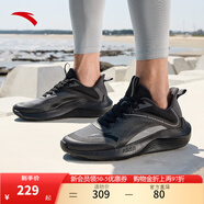 安踏（ANTA）【毒刺】丨運動(dòng)鞋男鞋緩震科技減震跑步鞋 碳灰/黑-1 40