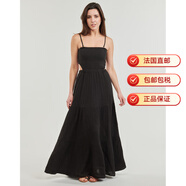 RRIP CURL連衣裙女裝法式高級時(shí)尚氣質(zhì)吊帶長(cháng)款大擺拖地裙黑色夏季2025新款 黑色 L