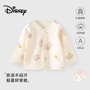 迪士尼（Disney）兒童外套開(kāi)衫秋衣純棉新生兒寶寶T恤男女童上衣嬰兒衣服春秋季100