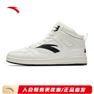 安踏（ANTA）男板鞋 象牙白/基礎黑-1 41 (男8)