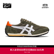 Onitsuka Tiger鬼塚虎男女運(yùn)動(dòng)休閑鞋輕彈減震慢跑鞋時(shí)尚百搭 EDR 78 橄欖綠（建議選大半碼） 43.5