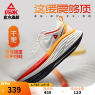 匹克態(tài)極千里跑步鞋男鞋厚底緩震慢跑鞋訓練鞋冬季透氣回彈運動(dòng)鞋男女 【男款】超輕白色/紅-中國榮耀 40