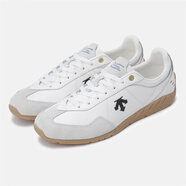 迪桑特（DESCENTE）男女同款運動(dòng)鞋賽車(chē)鞋 kinetic run 經(jīng)典款透氣超輕舒適休閑鞋 白色/WHITE 22