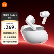 小米REDMI 紅米Buds 6Pro 真無(wú)線(xiàn)降噪藍牙耳機 入耳式 36h長(cháng)續航小米華為蘋(píng)果手機通用 REDMI Buds 6 Pro 冰釉白