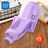 真維斯女童加絨褲子秋冬一體絨衛褲女孩冬季保暖運動(dòng)褲兒童冬裝休閑長(cháng)褲