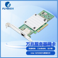 昆魚PCI-E X550-T2雙電口萬兆網(wǎng)卡X710-T2L/X710-T4L四口支持2.5G X540-T2-10G服務(wù)器網(wǎng)卡Intel 芯片 X520-T1萬兆單電口網(wǎng)卡（82599EN芯片）