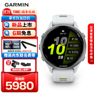 佳明（GARMIN）Forerunner970月光白(47mm)ECG心電心率跑步戶外運動智能手表