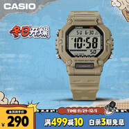 卡西歐（CASIO）手表經(jīng)典小方塊防水運動(dòng)電子學(xué)生兒童手表圣誕禮物AE-1600H-5AVPF