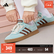 adidas「T頭鞋」VL COURT復古休閑板鞋德訓鞋男女阿迪達斯輕運動(dòng) 淺閃光藍/棕色/淡綠   41