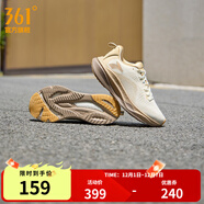 361°運動(dòng)鞋男鞋赤焰4秋冬季網(wǎng)面透氣跑鞋男輕便通勤減震專(zhuān)業(yè)跑步鞋 羽毛白/麥芽淺棕 密網(wǎng)【女】 39