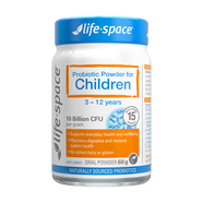Life Space兒童3歲-12歲幼兒益生菌粉100億活菌60g/瓶澳洲進(jìn)口（2瓶更高效）