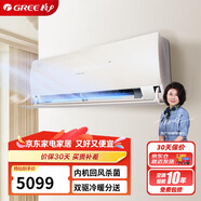 格力（GREE）大1匹 云之舒 新一級能效 雙驅冷暖分送 60℃高溫制冷 壁掛式空調掛機 KFR-26GW/NhGn1BG(若華金)