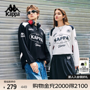 卡帕（Kappa）背靠背新品長(cháng)袖T恤男女同款復古時(shí)尚賽車(chē)氛圍潮流百搭K0FY2TC02D