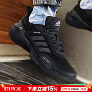 阿迪達(dá)斯（adidas）男鞋跑步鞋 25秋新款運(yùn)動(dòng)鞋緩震防滑慢跑鞋網(wǎng)面透氣低幫休閑鞋子 3221/黑灰/Bounce +科技 42.5 碼(內(nèi)長265mm)