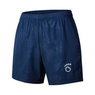 男跑步日常休閑運動(dòng)吸濕涼感梭織可放手機五英寸短褲速干褲 夜海藍 M M