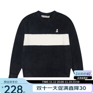 restandrecreation針織開衫外套女短款修身毛衣長袖 RR拼色毛衣 黑白 均碼