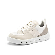 ECCO CANALI新款男女休閑板鞋防水透氣運動(dòng)鞋街頭720 女款彩色/砂礫灰209713-52188 35