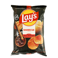 樂(lè )事（Lay's）薯片燒烤味77.9g美國進(jìn)口 休閑零食膨化食品