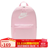 耐克（NIKE）男女雙肩包背包 電腦包旅行包書包 DC4244-664 粉