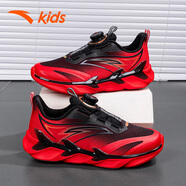 安踏（ANTA）兒童運動(dòng)鞋皮面防水冬季季新款男大童6-16歲白色小白鞋學(xué)生跑步鞋 （網(wǎng)面）黑紅505【新年配色】 40
