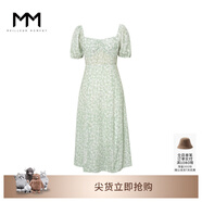 麥檬MM薄荷綠碎花小清新連衣裙商場(chǎng)同款女夏5E4190571S 薄荷綠5E4190571S-1 L