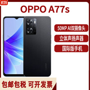 OPPOA77/A77s 海外版 智能手機 原生 全新版手機 A77s 星空黑 官方標配 x 8+128GB
