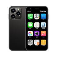 索野（SOYES）Xs16新網(wǎng)紅迷你超小屏幕智能手機通4g 備份機 備用機 黑色(送手機殼貼膜) 2G運行+16G機身內存_套餐一_中文智能版