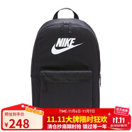 耐克NIKE雙肩包中性電腦包旅行HERITAGE休閑包書包 DC4244-010黑中