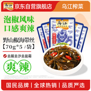 烏江榨菜 下飯菜 小涼菜  麻辣野山椒味涼拌海帶絲 70g*5袋 
