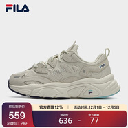 FILA 斐樂(lè )女鞋火星1代老爹鞋2025年復古跑步鞋回彈厚底運動(dòng)鞋