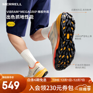 邁樂(lè )（Merrell）運動(dòng)戶(hù)外越野跑鞋VAST SKY長(cháng)空男女款防滑耐磨輕量跑山鞋越野鞋 MR2325101-03桔紅 44