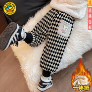 G.DUCKKIDS女童加絨洋氣褲子一體絨兒童新款外穿加厚長褲寶寶女小童褲子冬季 官方旗艦如圖色   加絨一體絨 100 適合90-100身高