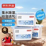 京東京造 巨除濕除濕盒除濕劑除濕袋 衣柜室內(nèi)回南天吸濕防潮400ml*3盒