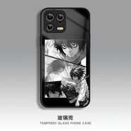死亡筆記L手機殼適用華為mate60小米15蘋(píng)果17iQOONeo10realmegt7 【玻璃殼】可來(lái)圖定制 p7005 下單記得留言備注型號 按您型號