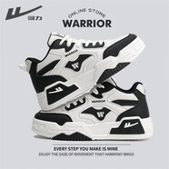 回力男鞋2025秋冬新款潮流復古加絨百搭休閑鞋子男學(xué)生運動(dòng)板鞋男 米黑【高幫加絨款】 42