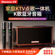 紐曼（Newmine）KK01家庭ktv音響套裝卡拉OK唱歌全套設備家用k歌麥克風(fēng)一體機專(zhuān)業(yè)點(diǎn)歌機藍牙音箱桌面功放高端影院