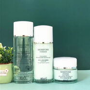 QTN【官方】柏氏氏水柔保濕套裝凝露精乳水庫凝肌霜提拉緊致補水保濕 【官方】四件套不要洗面奶