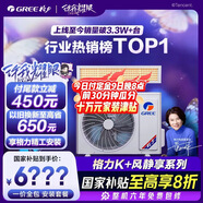 格力（GREE）中央空調(diào) 風管機一拖一 K+風靜享3匹家用 1級能效FJR7.2Pd/Cb4Nh-N1（一價全包）國家補貼