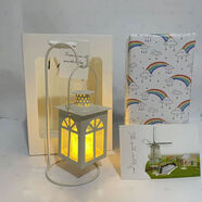 BEYZK送閨蜜生日禮物女生精致實(shí)用有意義小眾感風(fēng)學(xué)生禮物 白色歐式掛 白色歐式掛燈燭臺+電子蠟燭