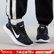 耐克（NIKE）官方 女鞋 25秋新款赤足12FLEX軟底輕盈跑步鞋緩震透氣休閑鞋子女 經典黑白/赤足12 39