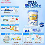 惠氏（Wyeth）鉑臻助力腦力學(xué)習進(jìn)口DHA兒童成長(cháng)奶粉4段（3歲以上）780g