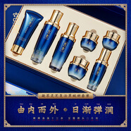 泊蝶宮束凝萃復活草妍套裝護膚保濕滋潤細致毛孔提亮肌膚護膚套裝 100g+120ml+100ml+50ml+50g+30g+20g