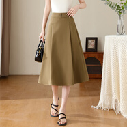 TERRE BLEUE女式半截裙2025秋新款高級感小個(gè)子時(shí)尚休閑顯瘦半身裙子