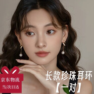SNQP商務(wù)氣質(zhì)長(cháng)款珍珠流蘇耳環(huán)輕奢氣質(zhì)耳墜2025新款高級感秋冬耳飾 珍珠耳環(huán)【一對】長(cháng)款
