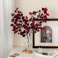 生喜朗秋色山毛櫸仿真花秋葉擺設假花長(cháng)枝落地擺件客廳店面家居插花裝飾