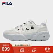 斐樂（FILA） 官方女鞋MUFFIN摩登運(yùn)動鞋2025冬季新款松餅鞋 微白-WW 39